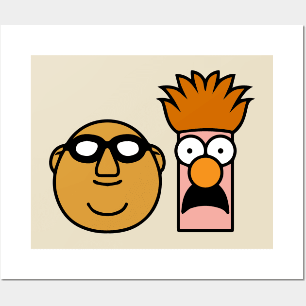 Bunsen And Beaker Wall Art by thriftjd